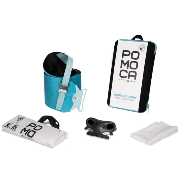 Pasy Pomoca Tour Pro - ready2climb 140mm TURQUOISE