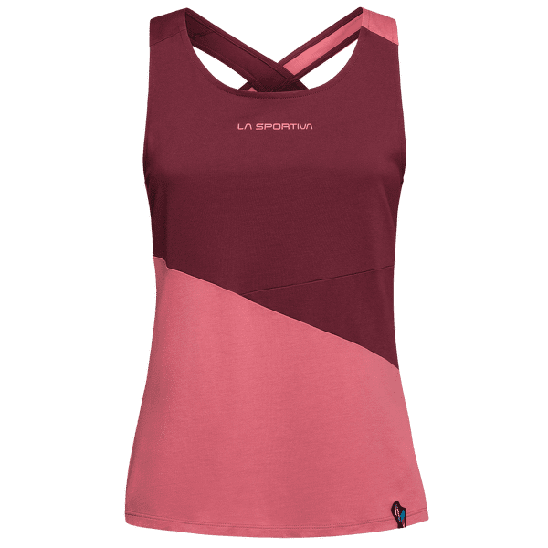 Tank top La Sportiva Twist Tank Women Rosebay/Redwood