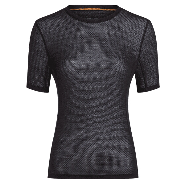 Koszulka z krótkim rękawem Icebreaker Merino Blend 75 Cool-Lite™ Featherlight SS Crewe Women BLACK