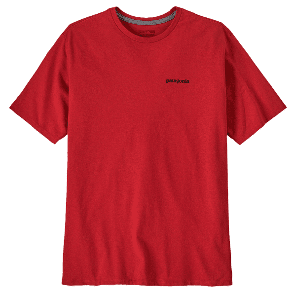 Koszulka z krótkim rękawem Patagonia P-6 Logo Responsibili Tee Men Amanita Red