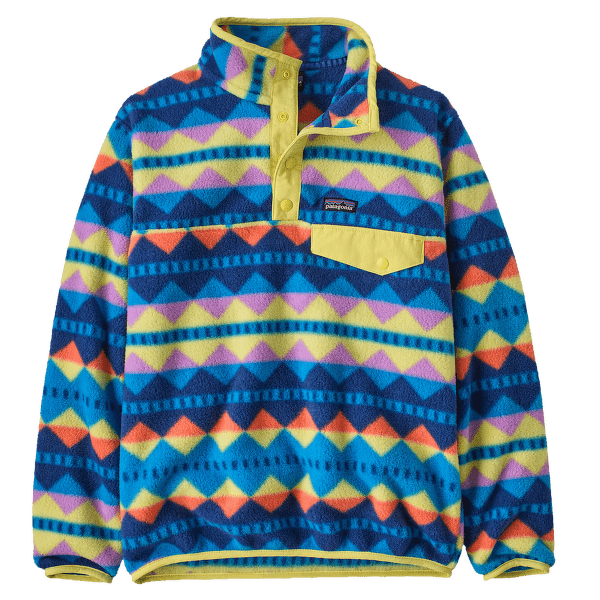 Bluza Patagonia Lightweight Synch Snap-T Pullover Kids Diamond Stripe: Uplift Blue