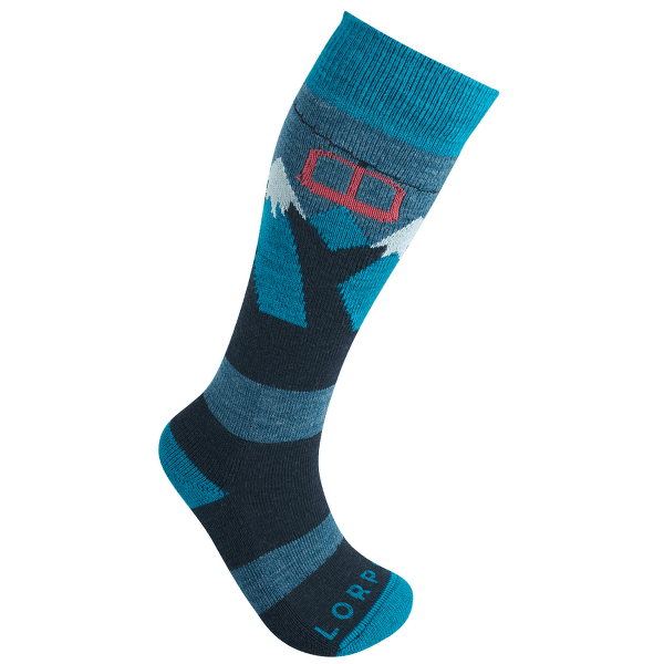 Podkolanówki Lorpen SKSE Kids Ski Eco BLUE
