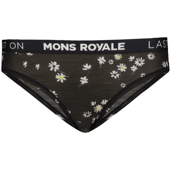 Majtki Mons Royale Folo Merino Briefs Black Daisy