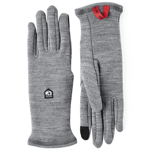 Rękawice Hestra Gravita Merino Liner - 5 finger Grey