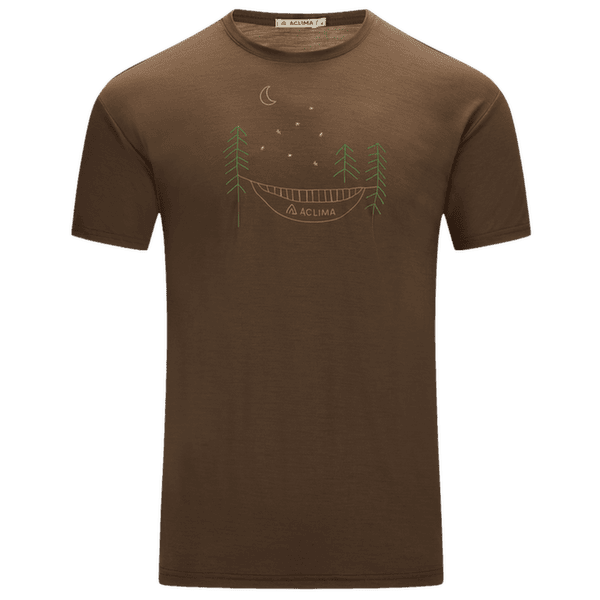 Koszulka z krótkim rękawem Aclima LightWool 140 Classic Tee Forest Men Dark Earth