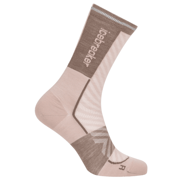 Skarpety Icebreaker Merino Run+Ultralight Crew Women PINK QUARTZ/PORCINI