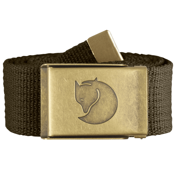 Pas Fjällräven Canvas Brass Belt Dark Olive