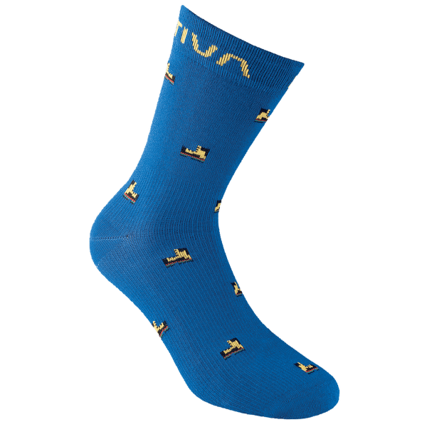 Skarpety La Sportiva OUTDOOR FUN SOCKS Electric Blue/Yellow