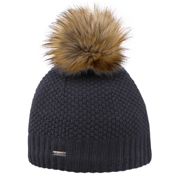 Czapki Kama Knitted Merino beanie Kama A166 black 110