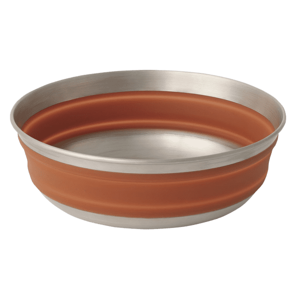 Miska Sea to Summit Detour Stainless Steel Collapsible Bowl - M Bombay Brown