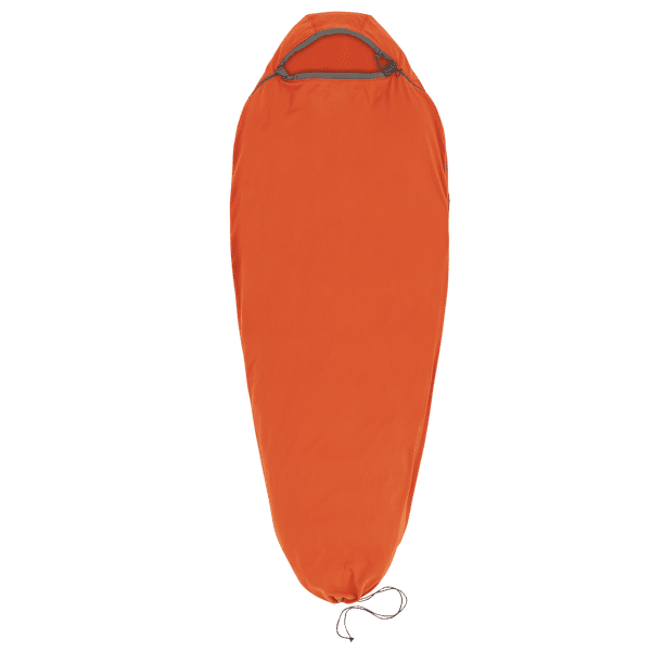 Wkładka do śpiwora Sea to Summit Reactor Fleece Sleeping Bag Liner - Mummy w/ Drawcord - Compact Picante Red