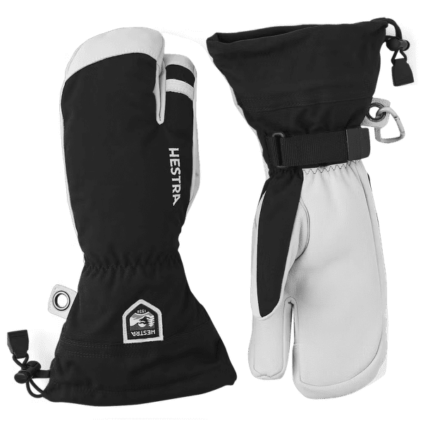 Rękawice Hestra Army Leather Heli Ski 3-prsté Svart