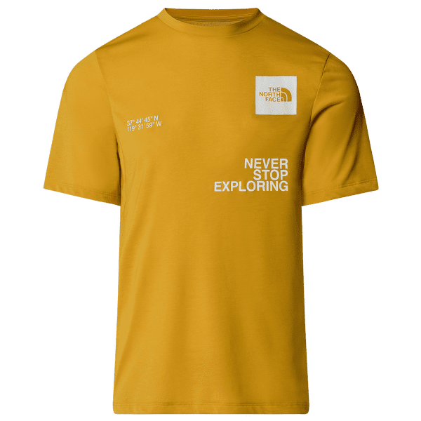 Koszulka z krótkim rękawem The North Face MOUNTAIN FOUNDATION COORDINATES TEE 0XI TURMERIC