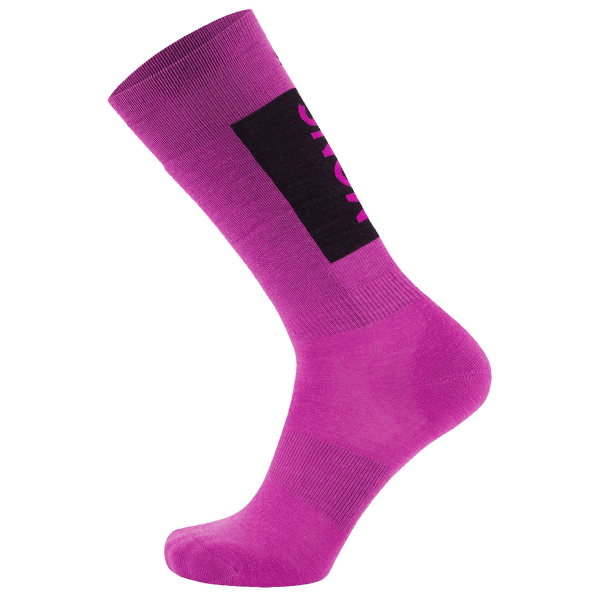 Skarpety Mons Royale Unisex Atlas Merino Snow Sock Purple Bolt