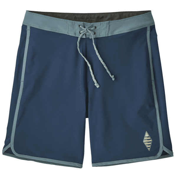Szorty Patagonia Hydropeak Side Shore Boardshorts - 18 in. Men Blue Sage