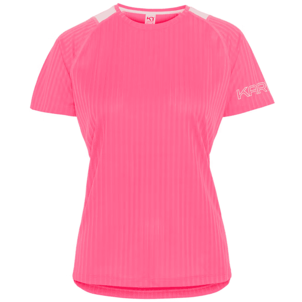 Koszulka z krótkim rękawem Kari Traa Leah Tee BGUM/BUBBLEGUM