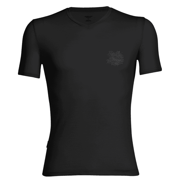 Koszulka z krótkim rękawem Icebreaker Anatomica SS V Men (103661) Black/Monsoon