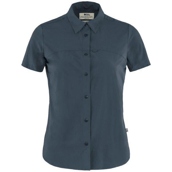 Koszulka z krótkim rękawem Fjällräven High Coast Lite Shirt SS Women Navy