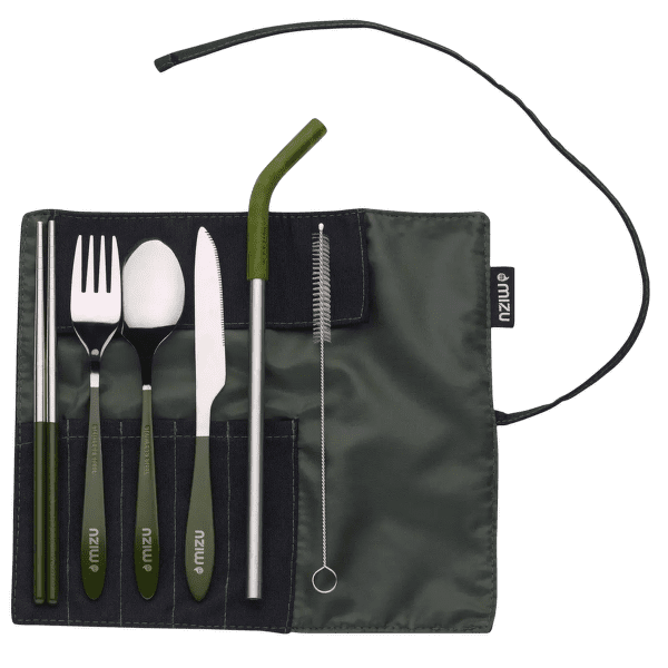 Sztućce Mizu URBAN CUTLERY SET Army Green