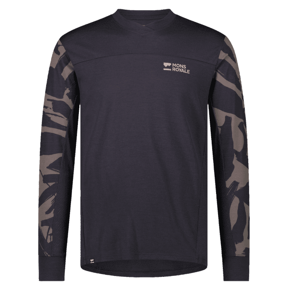 Koszulka z długim rękawem Mons Royale REDWOOD ENDURO VLS Shale / Fragments