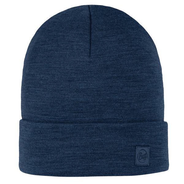 Czapki Buff Merino Wool Thermal Hat Buff® (111170) SOLID NIGHT BLUE