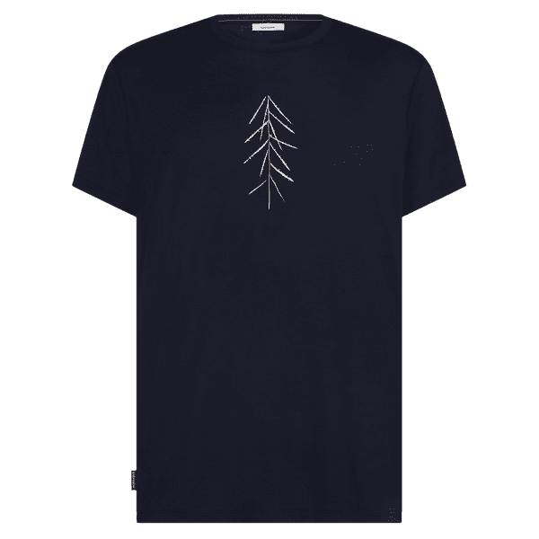 Koszulka z krótkim rękawem Icebreaker Merino 150 Tech Lite SS Tee Lancewood Men Midnight Navy