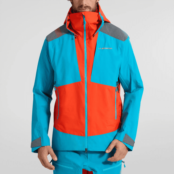 Bunda La Sportiva Supercouloir GTX Pro Jacket Men Tropic Blue/Cherry Tomato