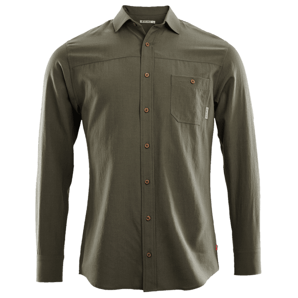 Koszula z długim rękawem Aclima LeisureWool Woven Wool Shirt Men Ranger Green