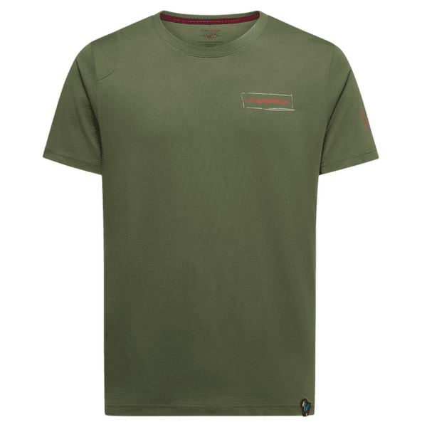 Koszulka z krótkim rękawem La Sportiva MANTRA T-SHIRT Men Cypress/Mountain Red