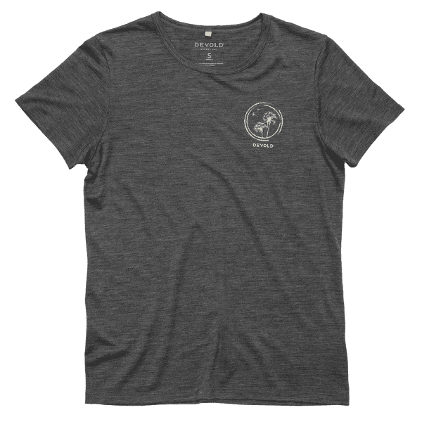 Koszulka z krótkim rękawem Devold Active Spring Tee Women 940A ANTHRACITE