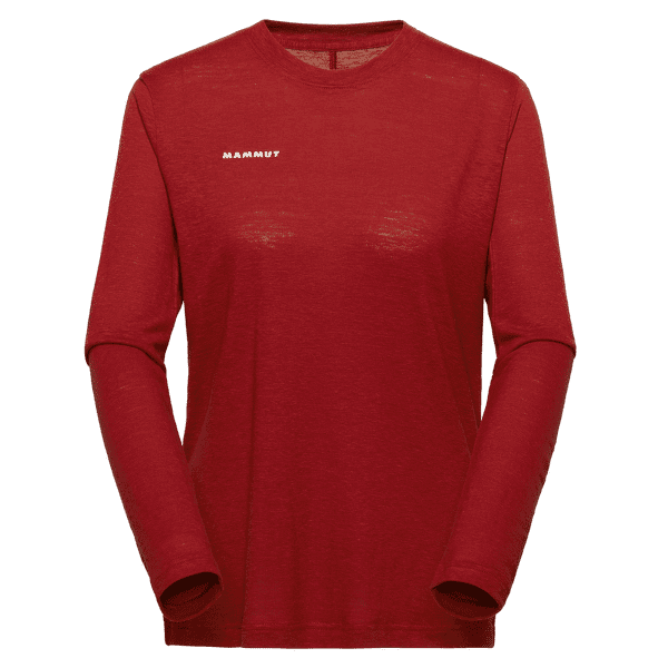Koszulka z długim rękawem Mammut MASSONE LIGHT LONGSLEEVE WOMEN 3818 dark mammut red