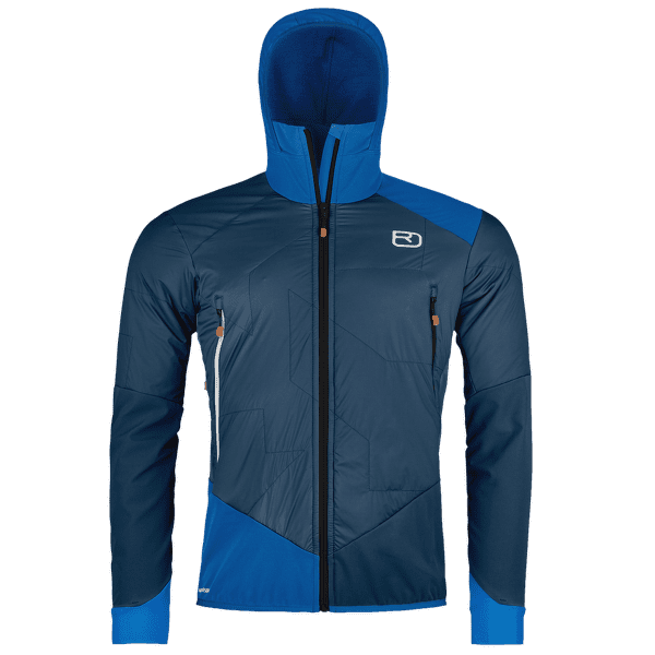Bunda Ortovox SWISWOOL COL BECCHEI HYBRID JKT MEN 60113 deep ocean