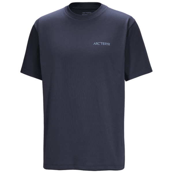 Koszulka z krótkim rękawem Arcteryx Kragg SL Cotton Blurred Bird SS Men Black Sapphire