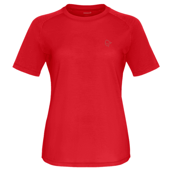 Koszulka z krótkim rękawem Norrona femund pureUll T-Shirt Women Aura Orange