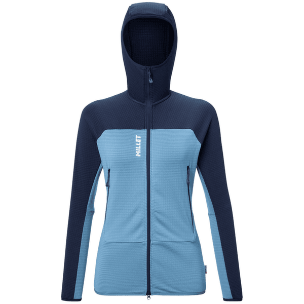 Bluza Millet FUSION GRID HOODIE Women CORONET BLUE/SAPHIR