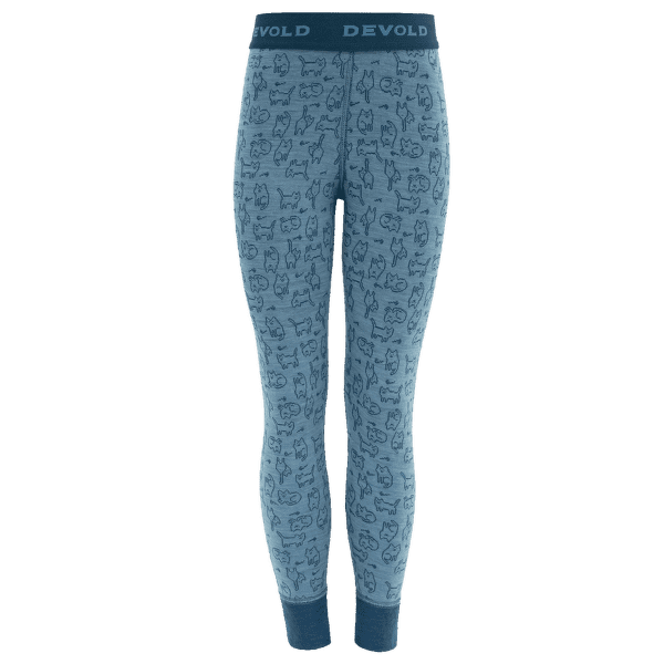 Legginsy Devold Duo Active Merino Longs Kid 313A MOON