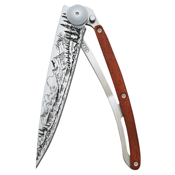 Nóż Deejo Mountain 37g, Coral Wood