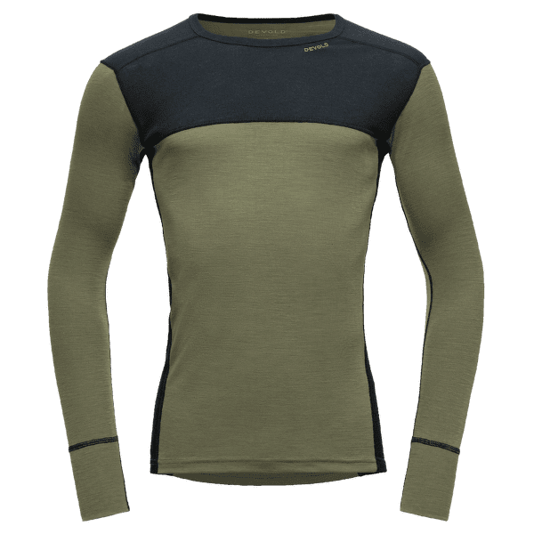 Koszulka z długim rękawem Devold Lauparen Merino 190 Shirt Men 284A INK/LICHEN/BLACK