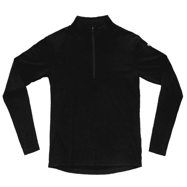 Koszulka z długim rękawem Devold Breeze Plus Merino 200 Zip Neck Women 950A BLACK