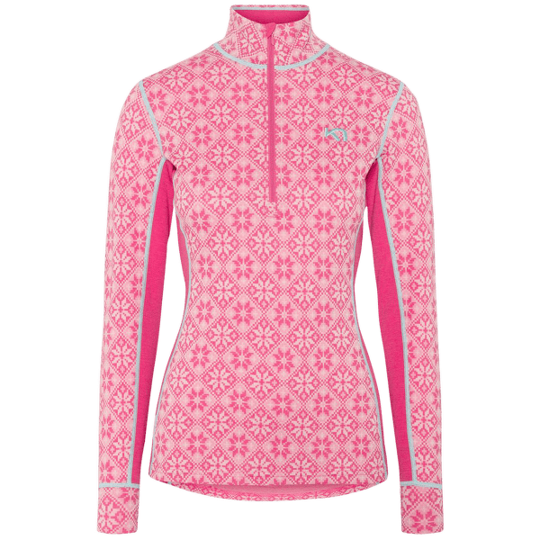 Koszulka z długim rękawem Kari Traa Rose H/Z (622691) SPINK/BRIGHT PINK
