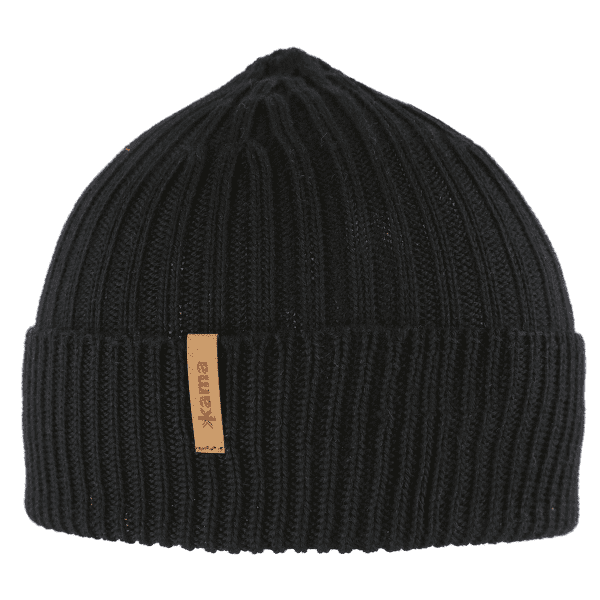 Czapki Kama KNITTED MERINO BEANIE KAMA A177 black 110