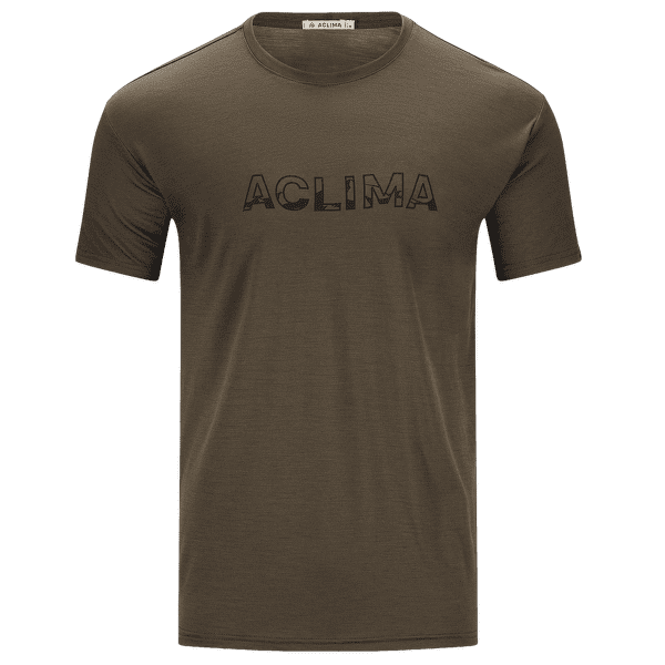 Koszulka z krótkim rękawem Aclima LightWool Tee Logo Men Tarmac