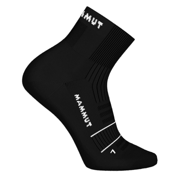 Skarpety Mammut TRAIL RUNNING TARGETED CUSHION QUARTER SOCKS black-white 0047