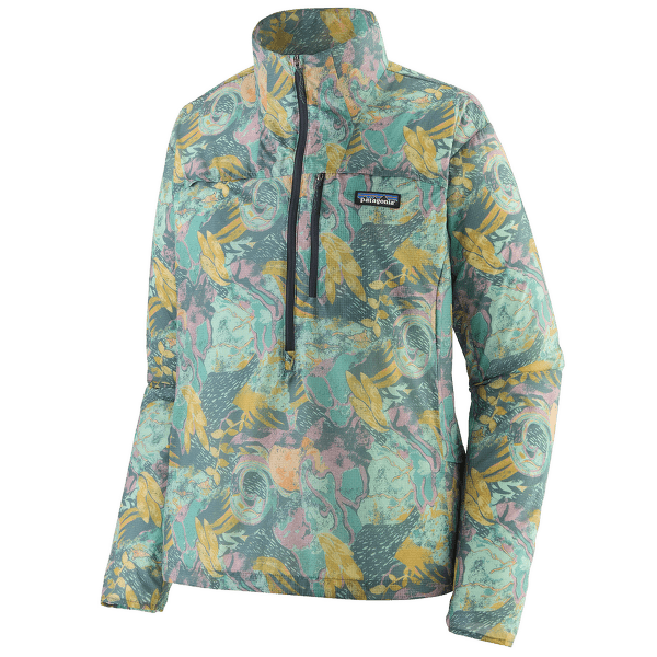 Bunda Patagonia Houdini Stash 1/2 Zip P/O Women Moon Tripper: Blue Sage