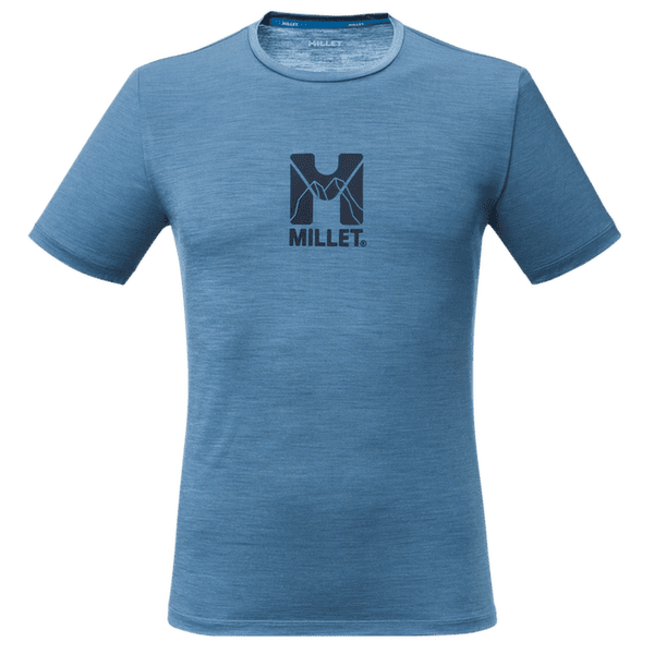 Koszulka z krótkim rękawem Millet UBIC WOOL TS SS Men CORONET BLUE