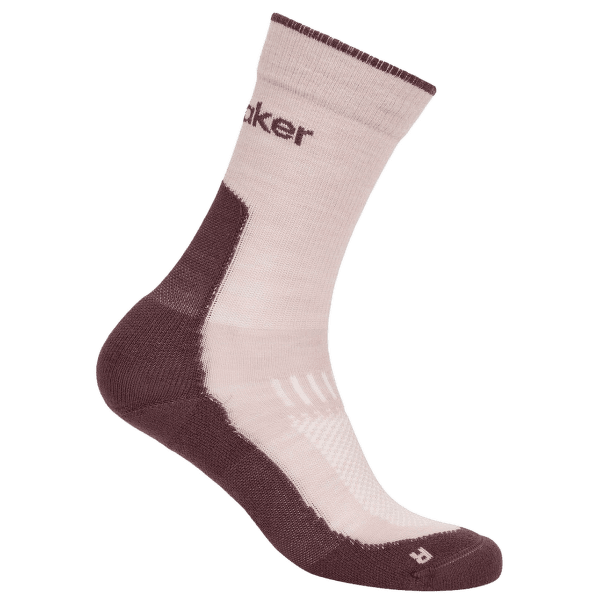 Skarpety Icebreaker Merino Hike+ Light Crew Women PINK QUARTZ/JAVA