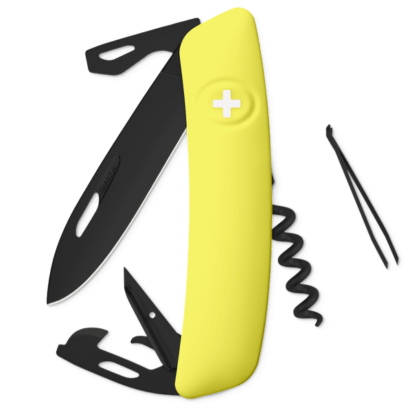 Nóż Swiza D03 Allblack Standard Moss