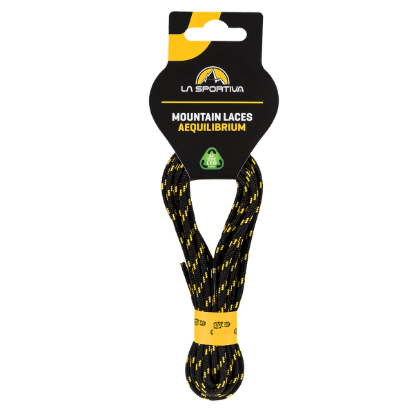 Sznurowadła La Sportiva Mountain Aequilibrium Laces Black/Yellow