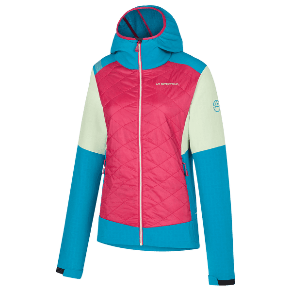 Bunda La Sportiva KAP HYBRID HOODY Women Cerise/Crystal