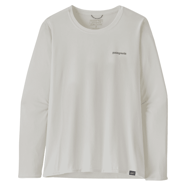Koszulka z długim rękawem Patagonia Cap Cool Daily Graphic Shirt Waters Long Sleeve Women Boardshort Logo Light Plume Grey: White